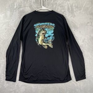 Grundens Shirt men's Large Performance Fishing Long Sleeve Graphic Tee Outdoor